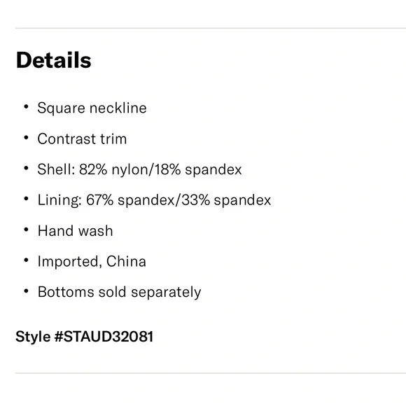 STAUD - Liv Bikini Top + Devon High Rise Bikini Bottoms - Picture 6 of 10